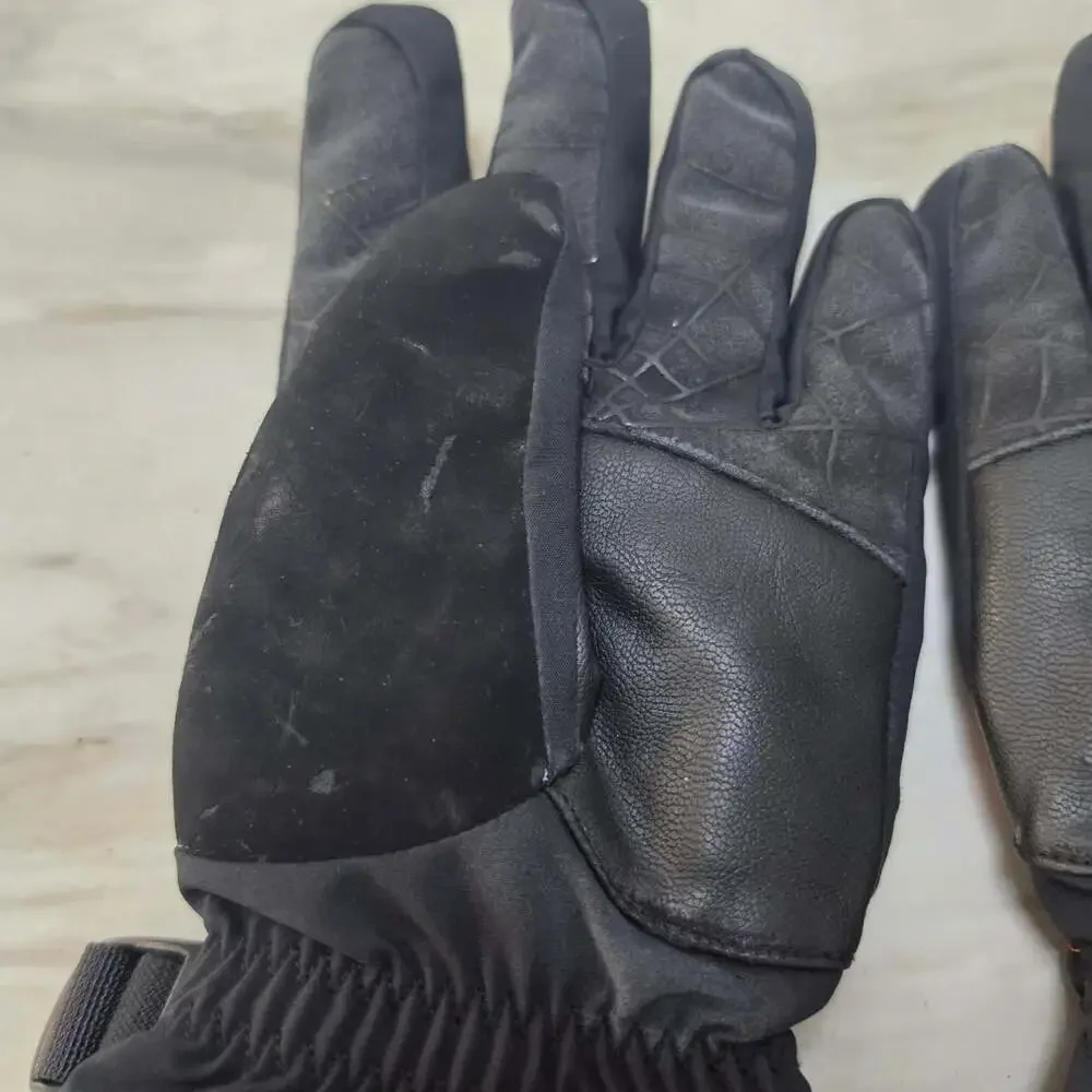 Spyder Overweb Black and Red Ski Gloves GORE-TEX Youth